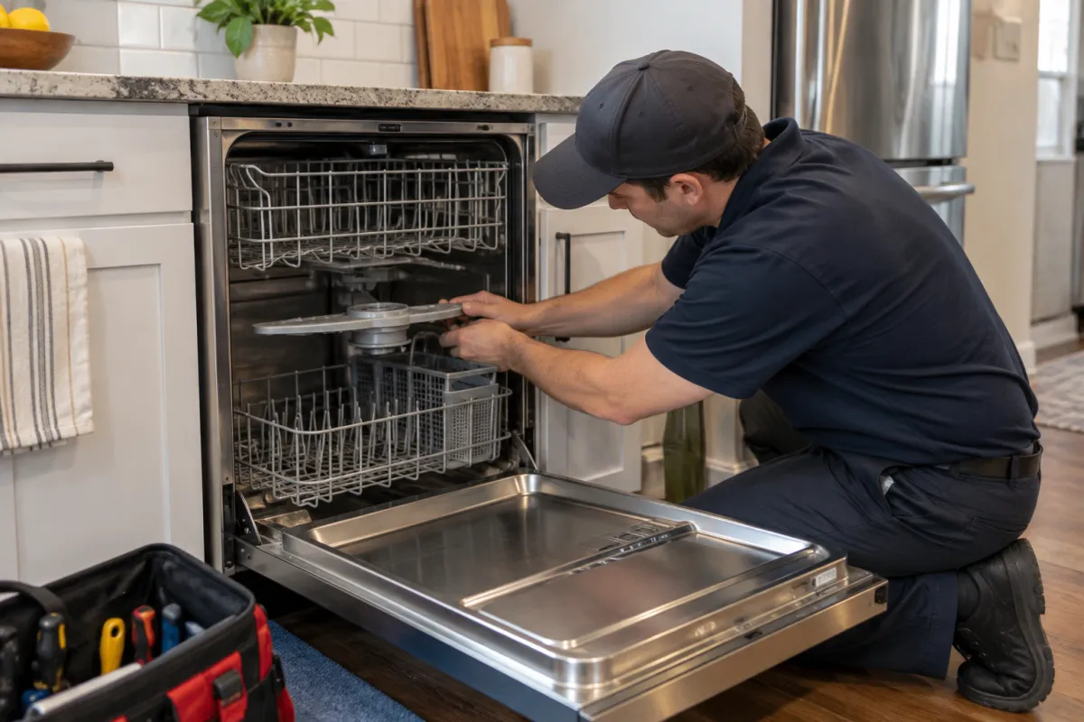 Clear dishwasher repairs, your choice