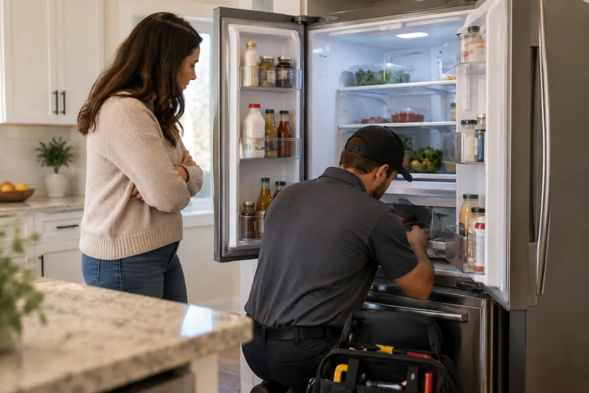 Reliable repairs for your LG refrigerator