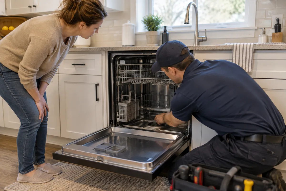Whirlpool dishwasher repair for Denver homes