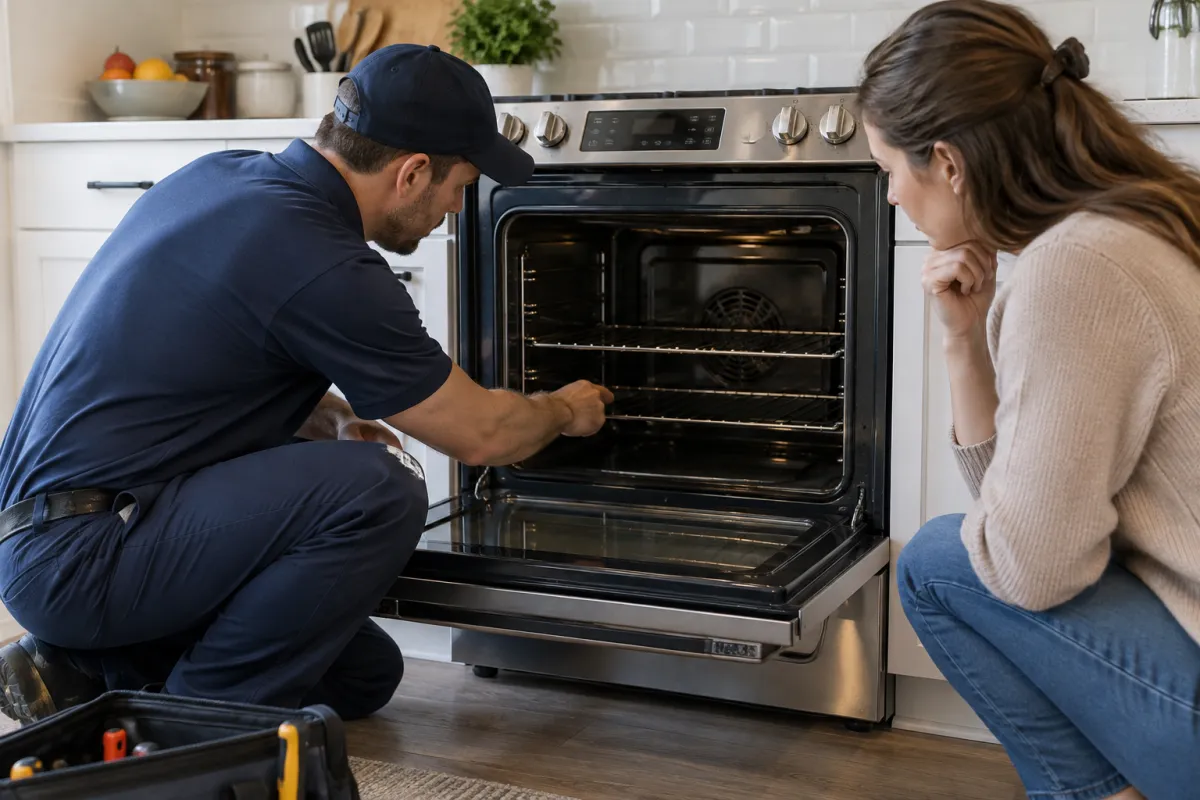 Professional help when your oven won't heat
