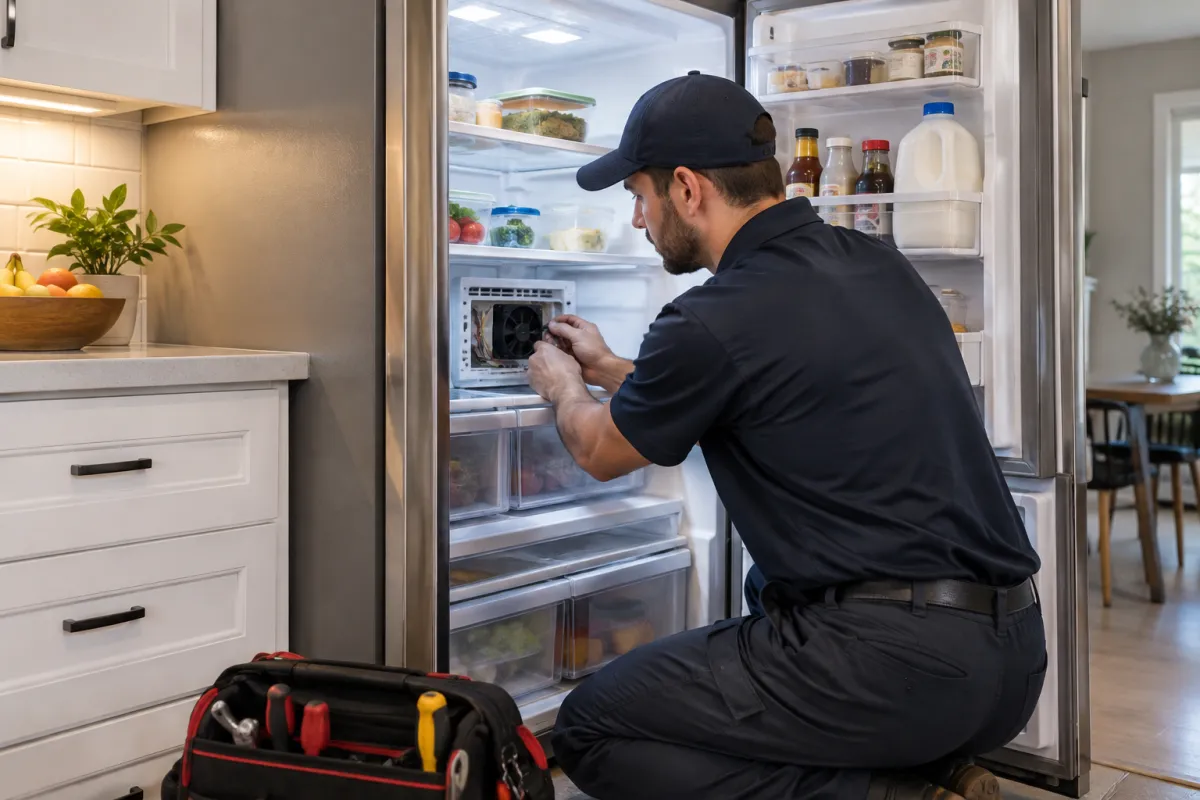 What your refrigerator repair visit includes