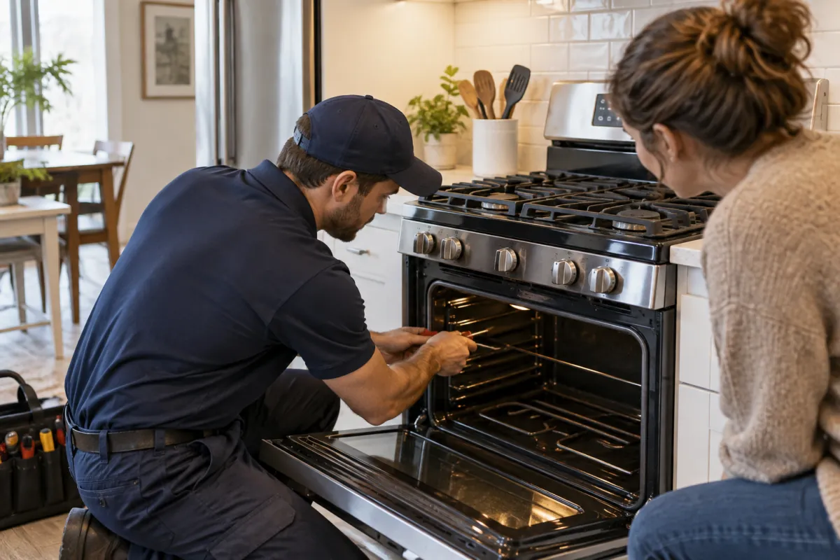 Help for GE range problems at home