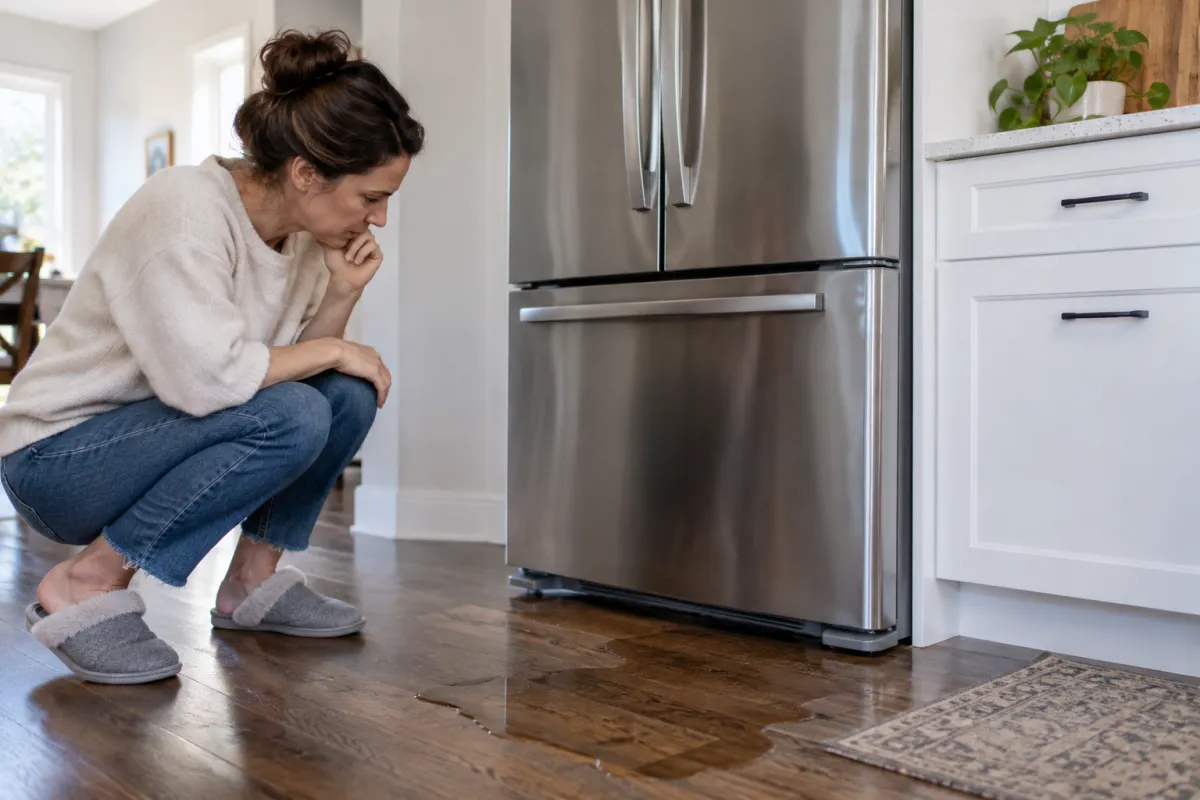 Stop refrigerator leaks before they spread