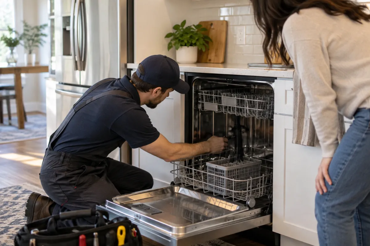 GE dishwasher repair for Denver homes