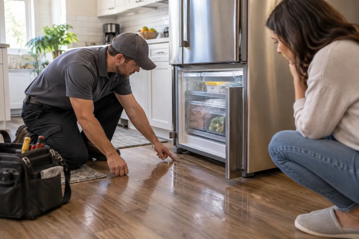 Find the source of your freezer leak