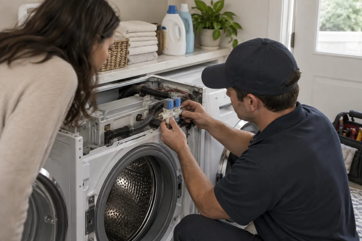 Restore reliable washer water flow