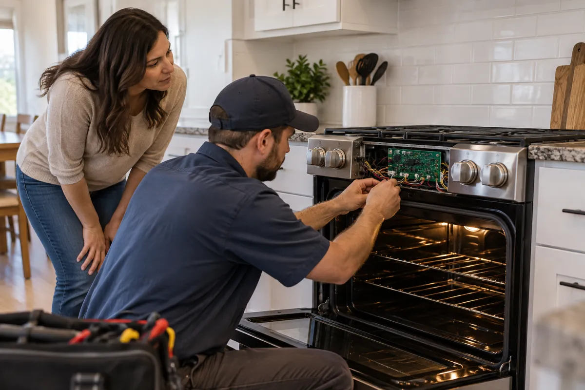 Restore dependable oven control and heat