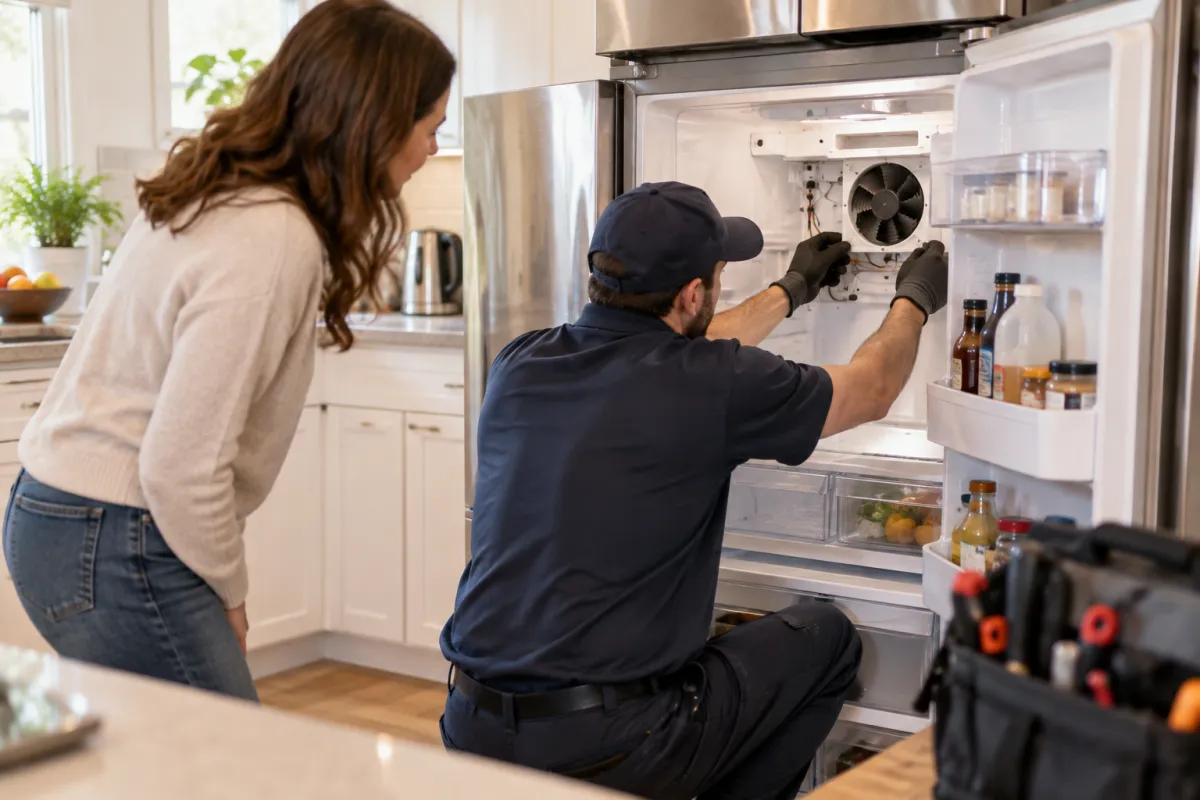 Restore steady refrigerator cooling
